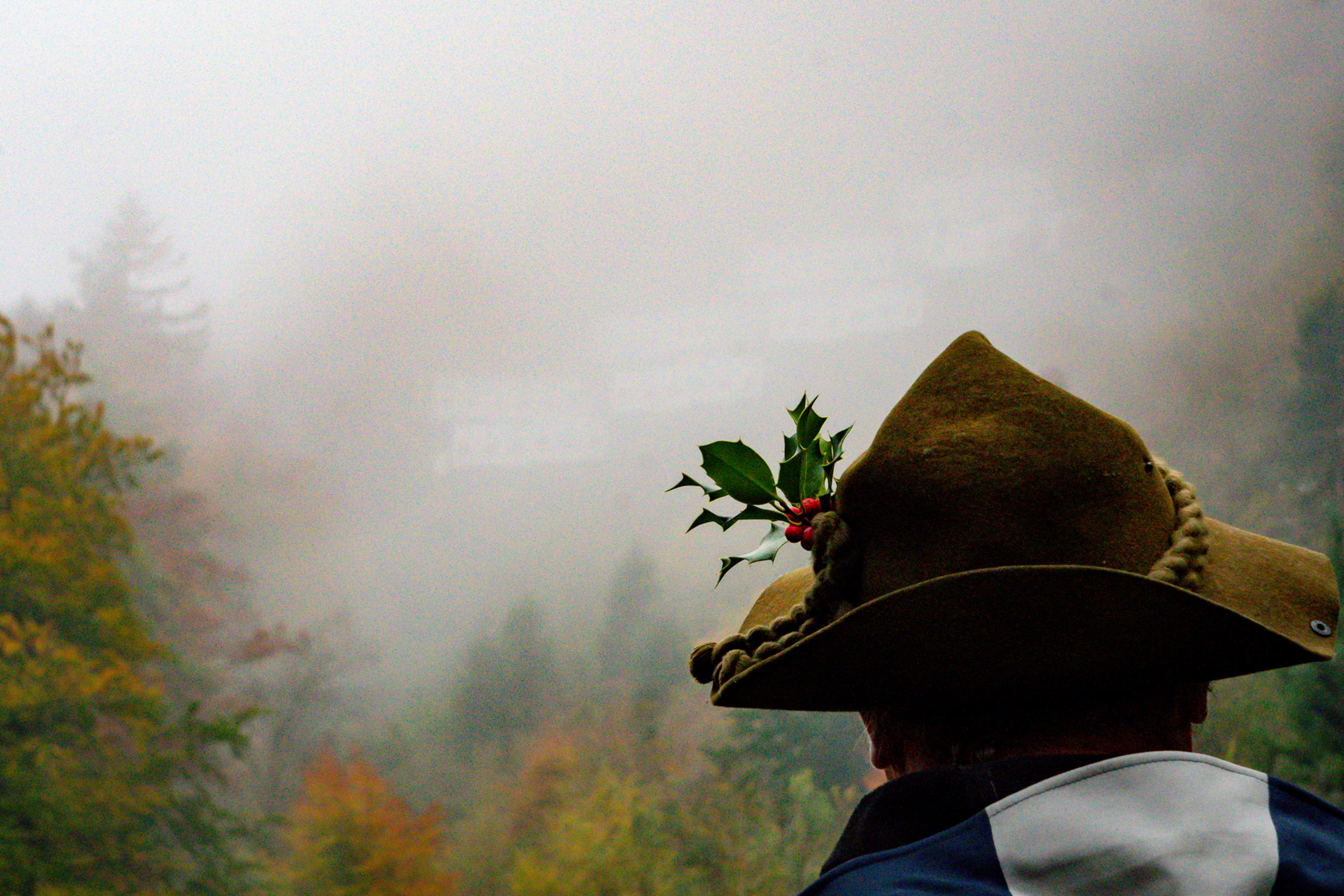 Dichter Nebel verdeckte die Sicht auf die Scheiben.