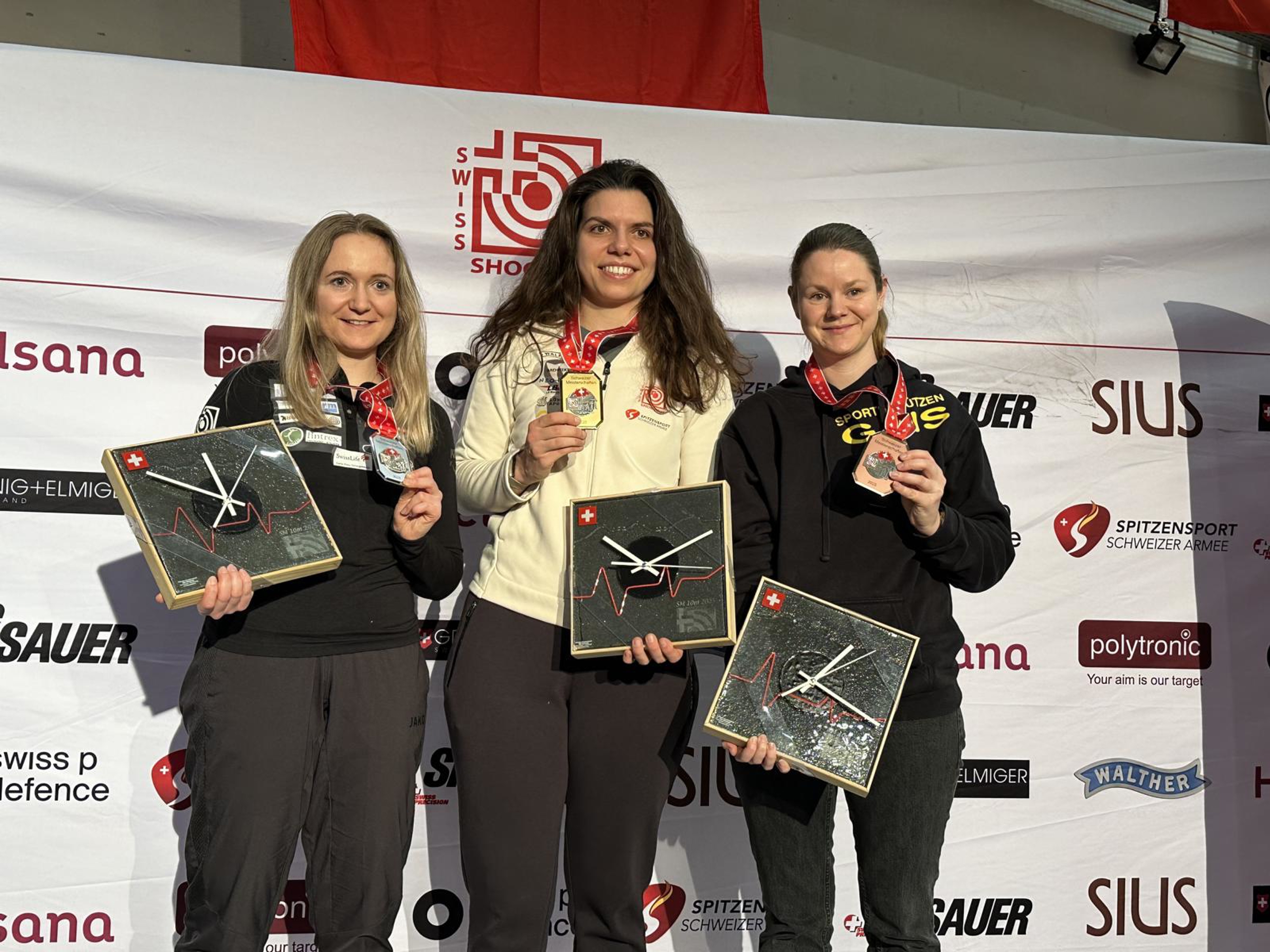 Chiara Leone gewinnt bei den Frauen souverän den Meistertitel. Silber ging an Muriel Züger und Bronze holte Barbara Schläpfer. 