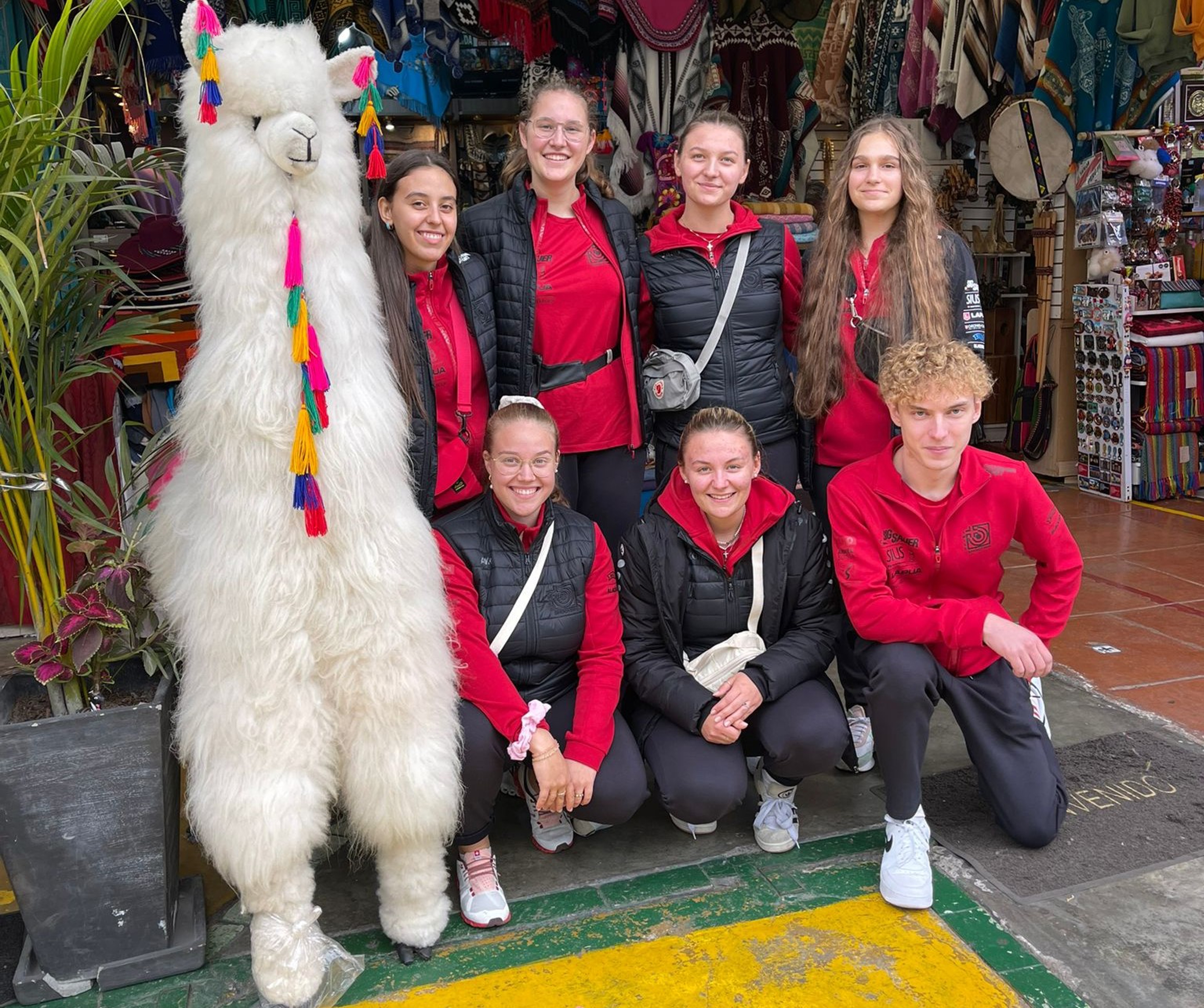 Das Schweizer Junioren-Team in Lima (PER).